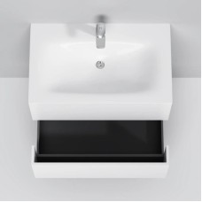 Комплект мебели белый глянец 81 см Am.Pm Spirit V2.0 M70AFHX0802WG + M70AWCC0802WG + M71AMOX0801SA