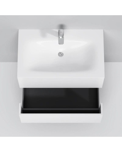 Комплект мебели белый глянец 81 см Am.Pm Spirit V2.0 M70AFHX0802WG + M70AWCC0802WG + M71AMOX0801SA