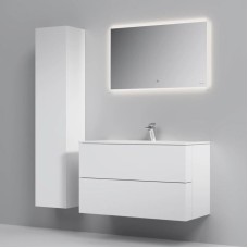 Комплект мебели белый глянец 101 см Am.Pm Spirit V2.0 M70AFHX1002WG + M70AWCC1002WG + M71AMOX1001SA