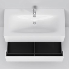 Комплект мебели белый глянец 101 см Am.Pm Spirit V2.0 M70AFHX1002WG + M70AWCC1002WG + M71AMOX1001SA