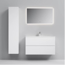 Комплект мебели белый глянец 101 см Am.Pm Spirit V2.0 M70AFHX1002WG + M70AWCC1002WG + M71AMOX1001SA