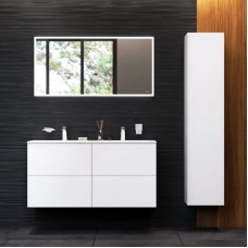 Комплект мебели белый глянец 121 см Am.Pm Spirit V2.0 M70AFHD1202WG + M70AWCD1202WG + M71AMOX1001SA