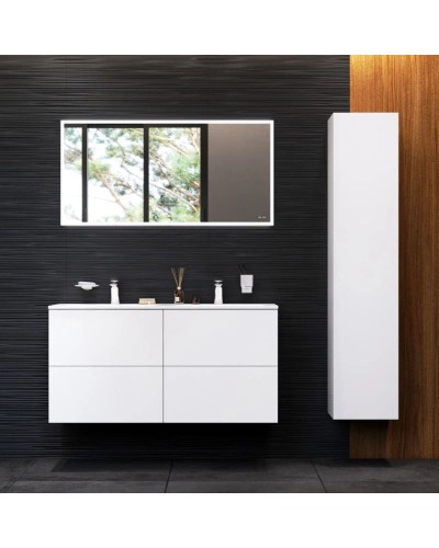 Комплект мебели белый глянец 121 см Am.Pm Spirit V2.0 M70AFHD1202WG + M70AWCD1202WG + M71AMOX1001SA