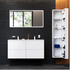 Комплект мебели белый глянец 121 см Am.Pm Spirit V2.0 M70AFHD1202WG + M70AWCD1202WG + M71AMOX1001SA