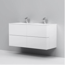 Комплект мебели белый глянец 121 см Am.Pm Spirit V2.0 M70AFHD1202WG + M70AWCD1202WG + M71AMOX1001SA