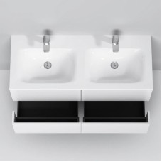 Комплект мебели белый глянец 121 см Am.Pm Spirit V2.0 M70AFHD1202WG + M70AWCD1202WG + M71AMOX1001SA