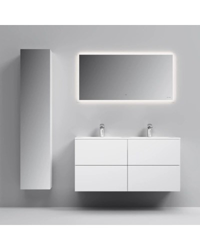 Комплект мебели белый глянец 121 см Am.Pm Spirit V2.0 M70AFHD1202WG + M70AWCD1202WG + M71AMOX1001SA