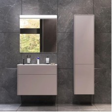 Комплект мебели серый матовый 80,8 см Am.Pm Inspire 2.0 M50AFHX0803EGM + M50AWPX0801WG + M50AMOX0801SA