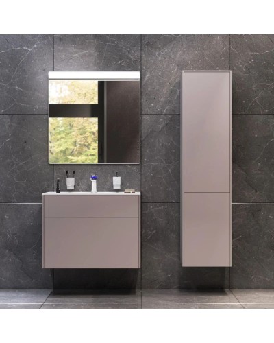 Комплект мебели серый матовый 80,8 см Am.Pm Inspire 2.0 M50AFHX0803EGM + M50AWPX0801WG + M50AMOX0801SA