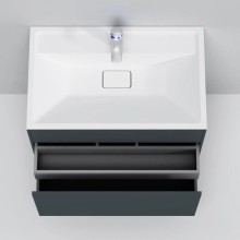 Комплект мебели графит матовый 80,8 см Am.Pm Inspire 2.0 M50AFHX0803GM + M50AWPX0801WG + M50AMOX0801SA