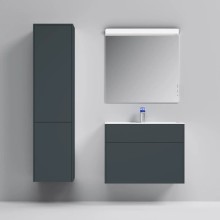 Комплект мебели графит матовый 80,8 см Am.Pm Inspire 2.0 M50AFHX0803GM + M50AWPX0801WG + M50AMOX0801SA