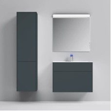 Комплект мебели графит матовый 80,8 см Am.Pm Inspire 2.0 M50AFHX0803GM + M50AWPX0801WG + M50AMOX0801SA