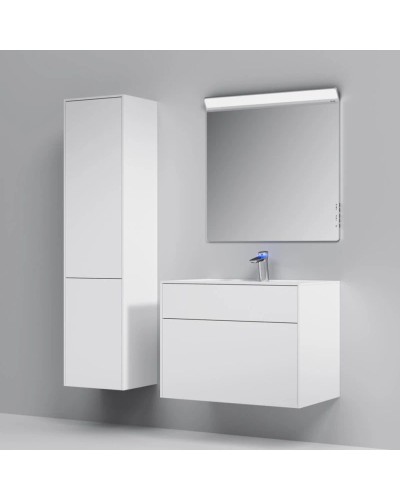 Комплект мебели белый матовый 80,8 см Am.Pm Inspire 2.0 M50AFHX0803WM + M50AWPX0801WG + M50AMOX0801SA