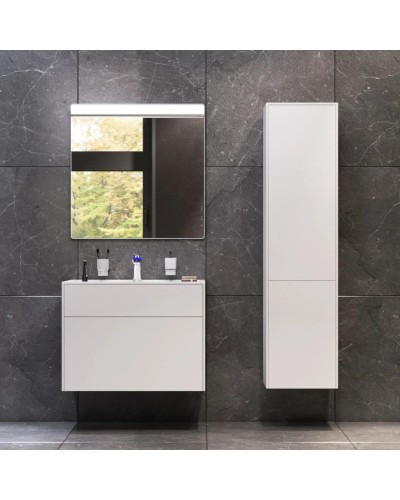 Комплект мебели белый матовый 80,8 см Am.Pm Inspire 2.0 M50AFHX0803WM + M50AWPX0801WG + M50AMOX0801SA