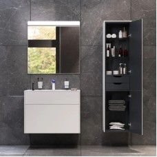 Комплект мебели белый матовый 80,8 см Am.Pm Inspire 2.0 M50AFHX0803WM + M50AWPX0801WG + M50AMOX0801SA