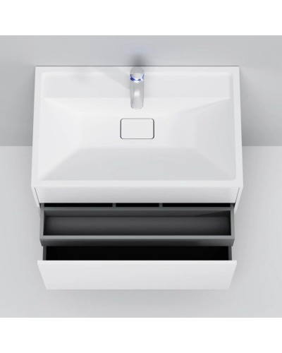 Комплект мебели белый матовый 80,8 см Am.Pm Inspire 2.0 M50AFHX0803WM + M50AWPX0801WG + M50AMOX0801SA