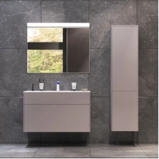 Комплект мебели серый матовый 100,8 см Am.Pm Inspire 2.0 M50AFHX1003EGM + M50AWPX1001WG + M50AMOX1001SA