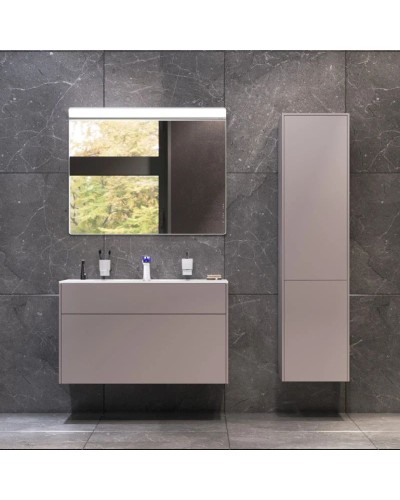 Комплект мебели серый матовый 100,8 см Am.Pm Inspire 2.0 M50AFHX1003EGM + M50AWPX1001WG + M50AMOX1001SA