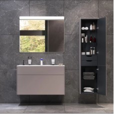 Комплект мебели серый матовый 100,8 см Am.Pm Inspire 2.0 M50AFHX1003EGM + M50AWPX1001WG + M50AMOX1001SA