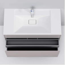 Комплект мебели серый матовый 100,8 см Am.Pm Inspire 2.0 M50AFHX1003EGM + M50AWPX1001WG + M50AMOX1001SA