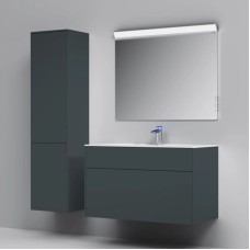 Комплект мебели графит матовый 100,8 см Am.Pm Inspire 2.0 M50AFHX1003GM + M50AWPX1001WG + M50AMOX1001SA