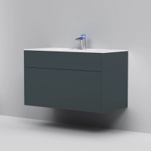 Комплект мебели графит матовый 100,8 см Am.Pm Inspire 2.0 M50AFHX1003GM + M50AWPX1001WG + M50AMOX1001SA