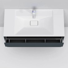 Комплект мебели графит матовый 100,8 см Am.Pm Inspire 2.0 M50AFHX1003GM + M50AWPX1001WG + M50AMOX1001SA