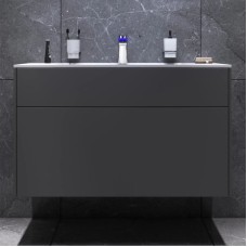 Комплект мебели графит матовый 100,8 см Am.Pm Inspire 2.0 M50AFHX1003GM + M50AWPX1001WG + M50AMOX1001SA