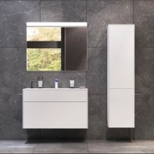 Комплект мебели белый матовый 100,8 см Am.Pm Inspire 2.0 M50AFHX1003WM + M50AWPX1001WG + M50AMOX1001SA