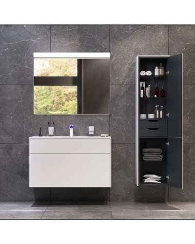 Комплект мебели белый матовый 100,8 см Am.Pm Inspire 2.0 M50AFHX1003WM + M50AWPX1001WG + M50AMOX1001SA