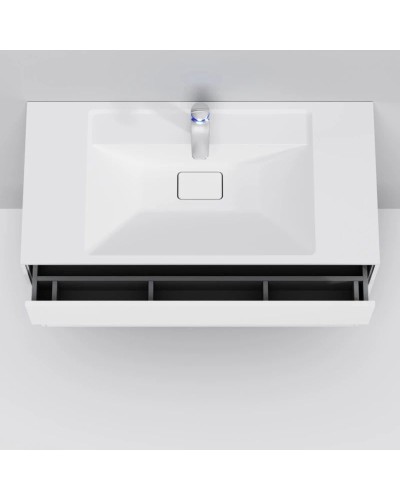 Комплект мебели белый матовый 100,8 см Am.Pm Inspire 2.0 M50AFHX1003WM + M50AWPX1001WG + M50AMOX1001SA