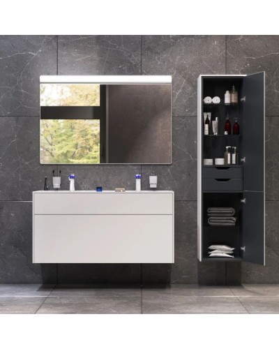 Комплект мебели белый матовый 120,8 см Am.Pm Inspire 2.0 M50AFHX1203WM + M50AWPC1201WG + M50AMOX1201SA