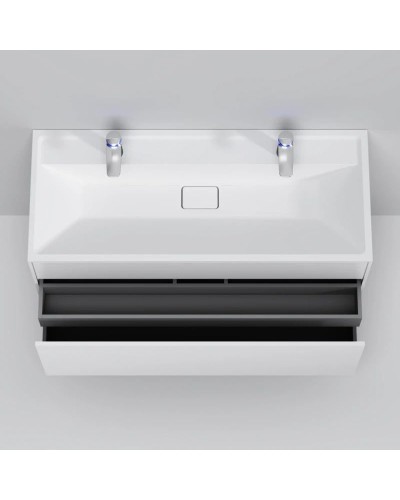 Комплект мебели белый матовый 120,8 см Am.Pm Inspire 2.0 M50AFHX1203WM + M50AWPC1201WG + M50AMOX1201SA