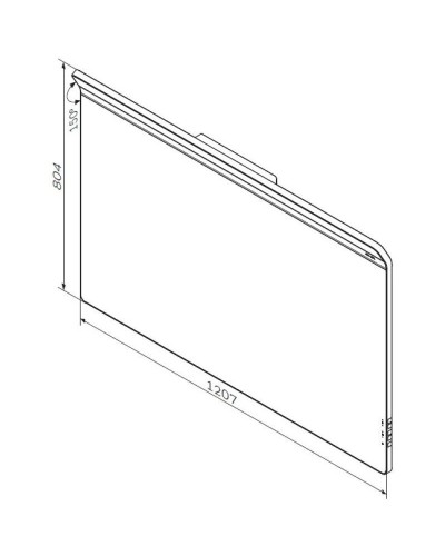 Комплект мебели графит матовый 120,8 см Am.Pm Inspire 2.0 M50AFHX1203GM + M50AWPC1201WG + M50AMOX1201SA
