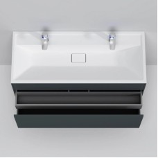 Комплект мебели графит матовый 120,8 см Am.Pm Inspire 2.0 M50AFHX1203GM + M50AWPC1201WG + M50AMOX1201SA