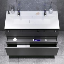 Комплект мебели графит матовый 120,8 см Am.Pm Inspire 2.0 M50AFHX1203GM + M50AWPC1201WG + M50AMOX1201SA