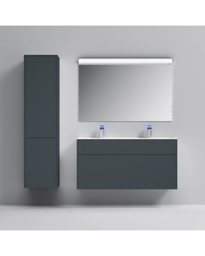 Комплект мебели графит матовый 120,8 см Am.Pm Inspire 2.0 M50AFHX1203GM + M50AWPC1201WG + M50AMOX1201SA