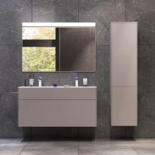 Комплект мебели серый матовый 120,8 см Am.Pm Inspire 2.0 M50AFHX1203EGM + M50AWPC1201WG + M50AMOX1201SA