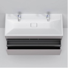 Комплект мебели серый матовый 120,8 см Am.Pm Inspire 2.0 M50AFHX1203EGM + M50AWPC1201WG + M50AMOX1201SA