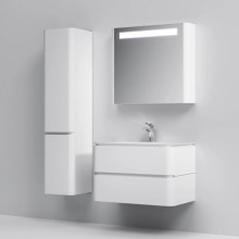 Комплект мебели белый глянец 80 см Am.Pm Sensation M30FHX0802WG + M30WPC0801WG + M30MCR0801WG