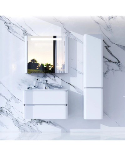 Комплект мебели белый глянец 80 см Am.Pm Sensation M30FHX0802WG + M30WPC0801WG + M30MCR0801WG