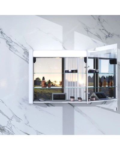 Комплект мебели белый глянец 80 см Am.Pm Sensation M30FHX0802WG + M30WPC0801WG + M30MCR0801WG