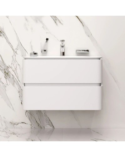 Комплект мебели белый глянец 80 см Am.Pm Sensation M30FHX0802WG + M30WPC0801WG + M30MCR0801WG