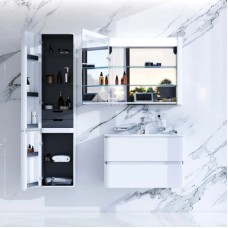 Комплект мебели белый глянец 80 см Am.Pm Sensation M30FHX0802WG + M30WPC0801WG + M30MCL0801WG