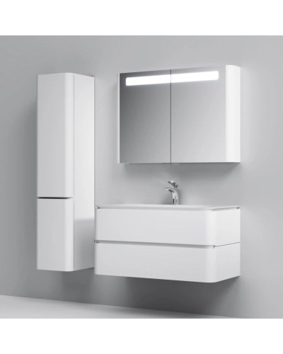 Комплект мебели белый глянец 100 см Am.Pm Sensation M30FHX1002WG + M30WPC1001WG + M30MCX1001WG