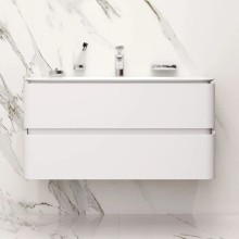 Комплект мебели белый глянец 100 см Am.Pm Sensation M30FHX1002WG + M30WPC1001WG + M30MCX1001WG