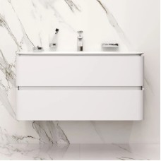 Комплект мебели белый глянец 100 см Am.Pm Sensation M30FHX1002WG + M30WPC1001WG + M30MCX1001WG