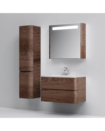 Комплект мебели орех 80 см Am.Pm Sensation M30FHX0802NF + M30WPC0801WG + M30MCR0801NF