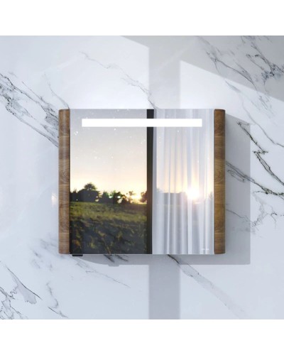 Комплект мебели орех 80 см Am.Pm Sensation M30FHX0802NF + M30WPC0801WG + M30MCR0801NF