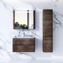 Комплект мебели орех 80 см Am.Pm Sensation M30FHX0802NF + M30WPC0801WG + M30MCL0801NF